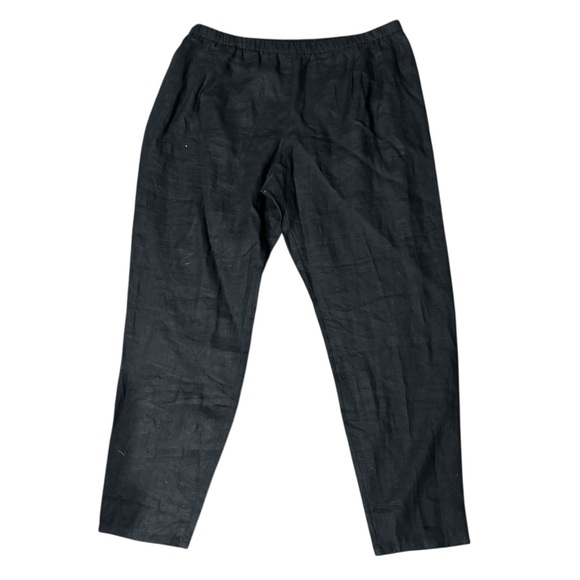 Eileen Fisher 100% Linen Pull On Pants Size XL - Picture 2 of 4